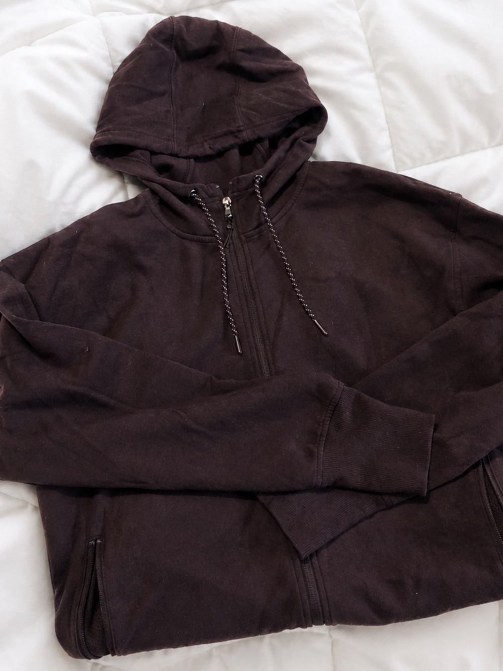 Old Navy Active Plum Fleece Full Zip Hoodie